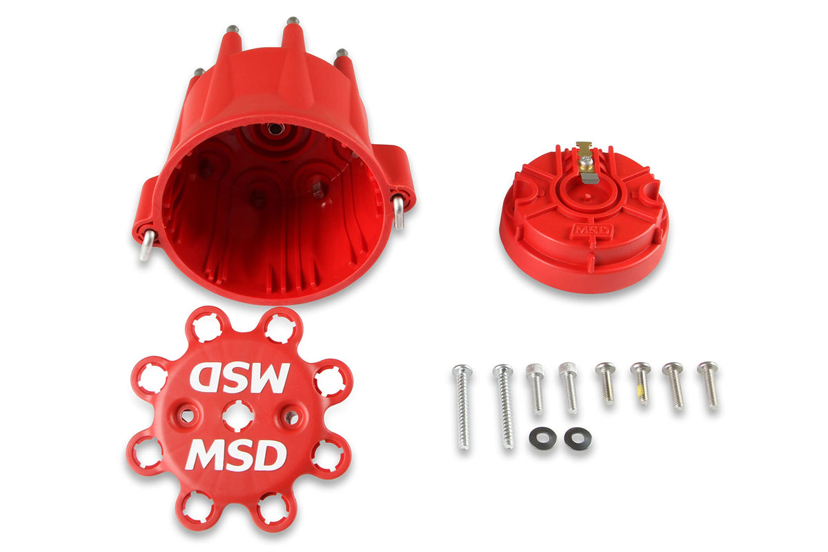 MSD 84335 rotor close-up showing conductive tip and precision fit benefit