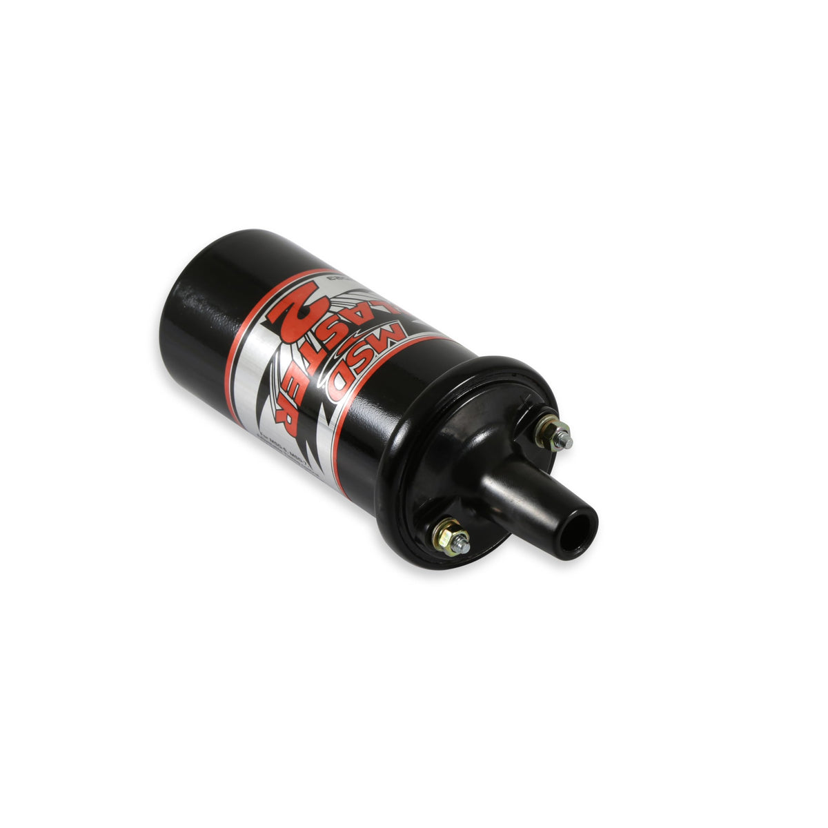 MSD Blaster 2 next to common soda can showing scale and compact high-performance benefit