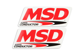 MSD red wire set in performance car under hood emphasizing upgraded look and function