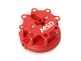 MSD rotor top view showing brass contact for improved voltage transfer