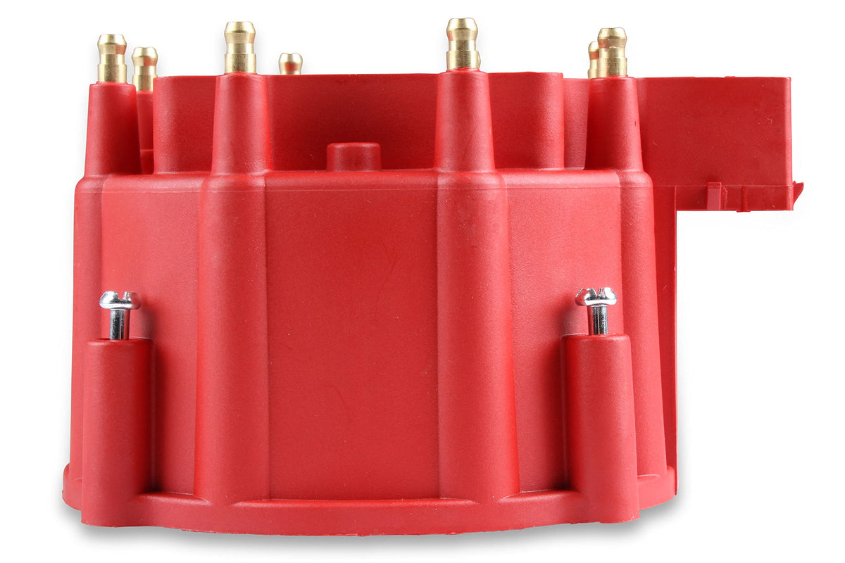MSD distributor cap installed under hood demonstrating reliable ignition benefit