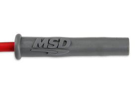 MSD plug wires laid out to show custom precut lengths and exact fitment