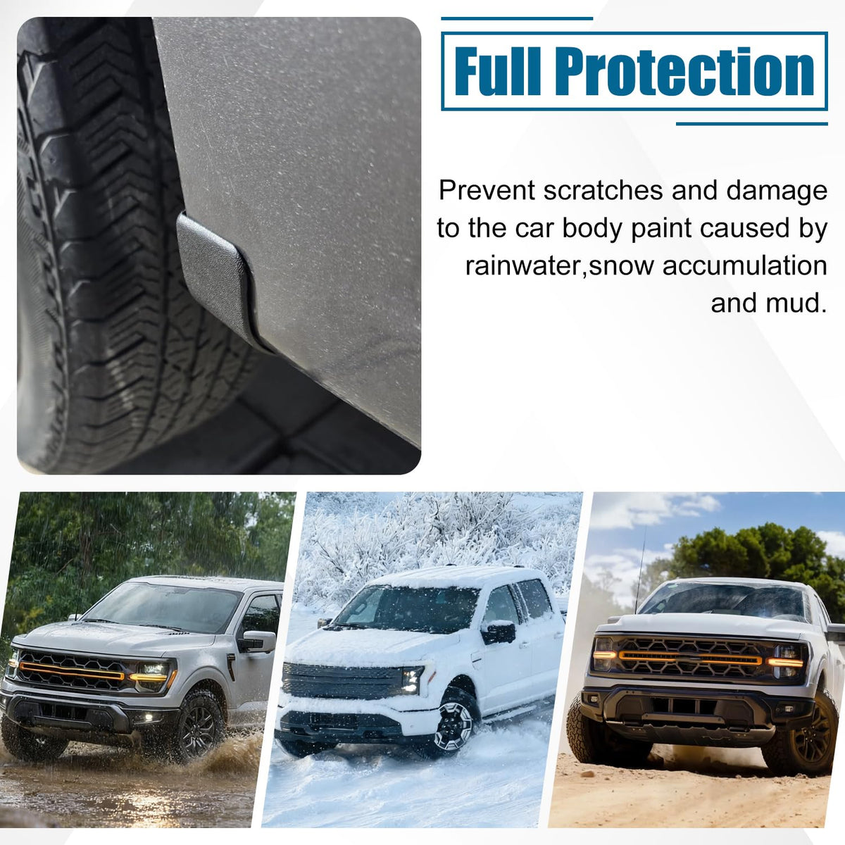 MSIZOY mounted on F-150 side view illustrating seamless fit benefit