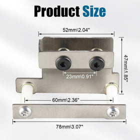 MSIZOY packaging and hardware showing included screws for easy install