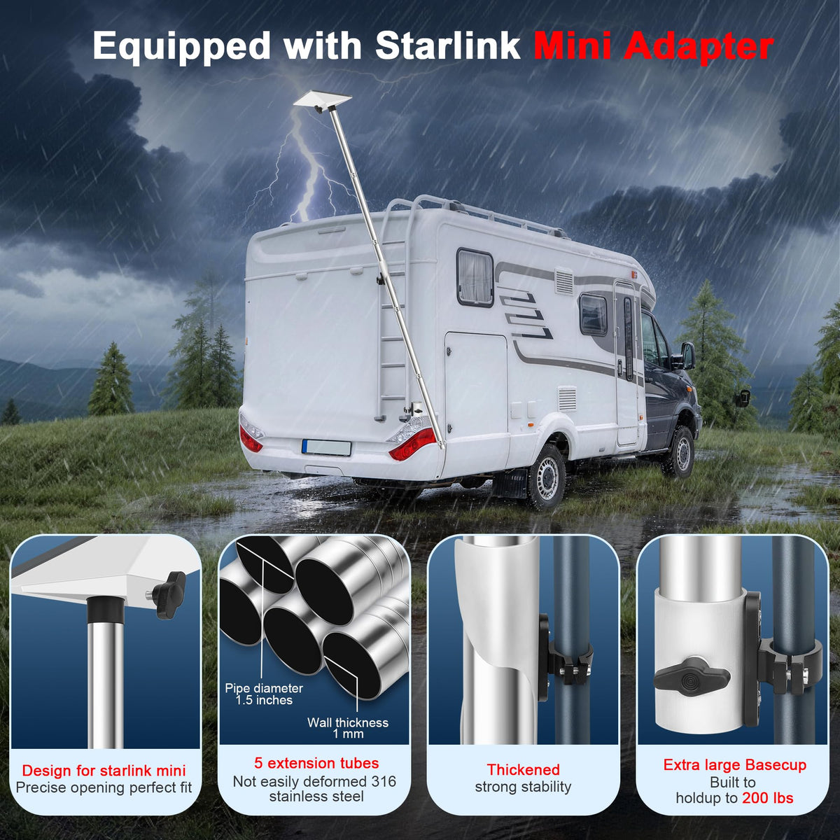Mskekit aluminum adapter with mounting hardware demonstrating lightweight strength