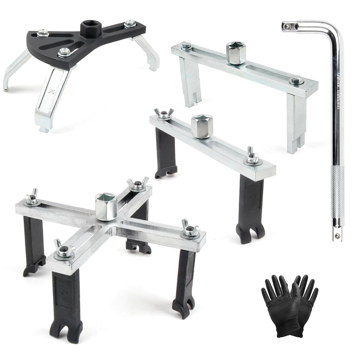 MSLANE front packaging showing full 4-piece fuel pump tool kit and wrench — durable kit