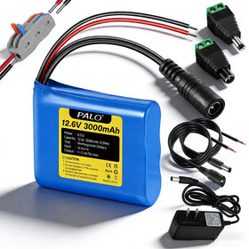 Mspalocell front packaging showing battery kit and included charger for quick identification