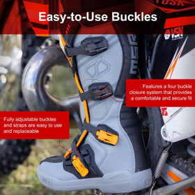 MSR youth M3X buckle closeup with positive-lock design for quick gloved adjustments