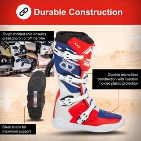 MSR youth M3X rear gaiter detail blocking debris for cleaner, protected rides