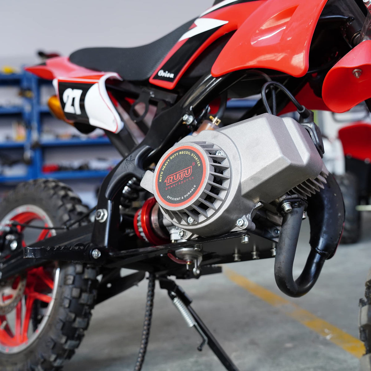 MTATCN starter beside ruler showing mounting dimensions for easy fitment benefit