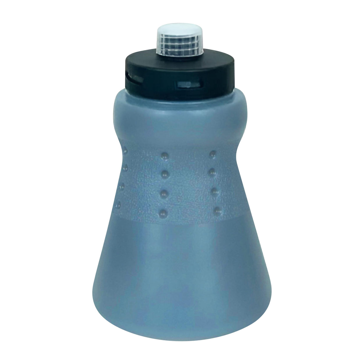 MTM Hydro front view of PF22 wide mouth bottle showing clear labeling and capacity benefit