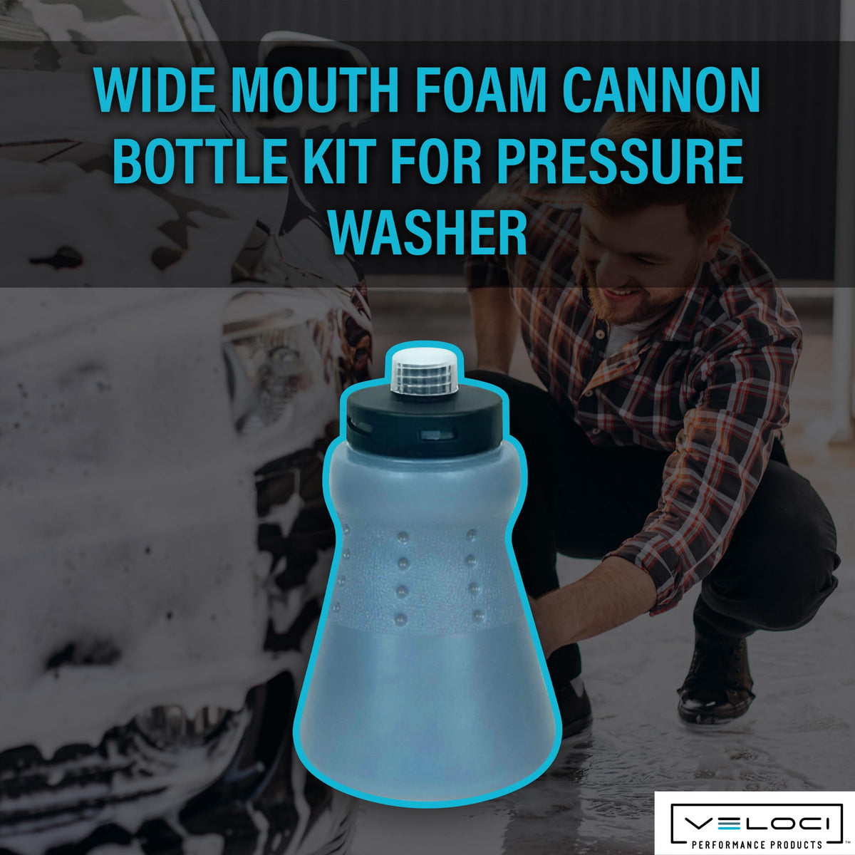 MTM Hydro close-up of wide mouth opening for quick pouring and spill-free filling