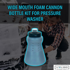MTM Hydro close-up of wide mouth opening for quick pouring and spill-free filling