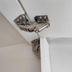 MTSmart side profile mounted on cabinet demonstrating space-saving support
