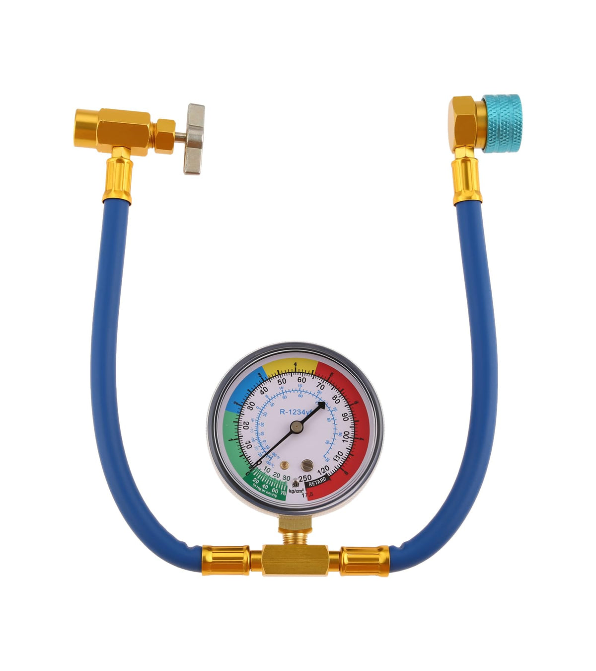 Mtsooning front view of R1234yf hose kit showing components and robust build benefit