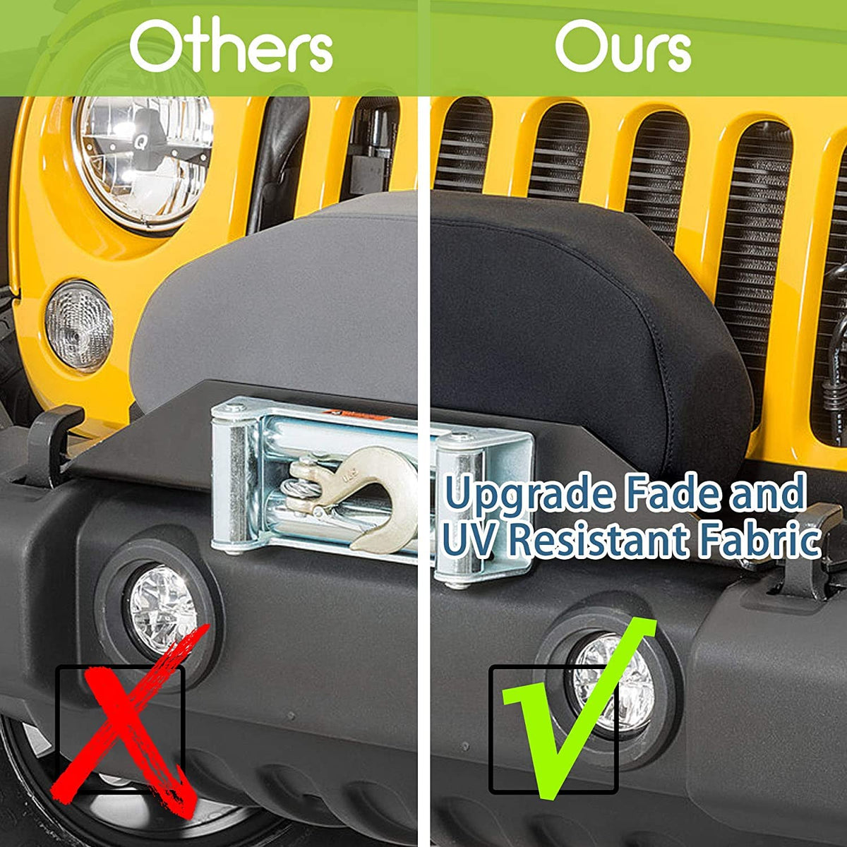 MUAKIOY two-pack covers folded and ready for storage