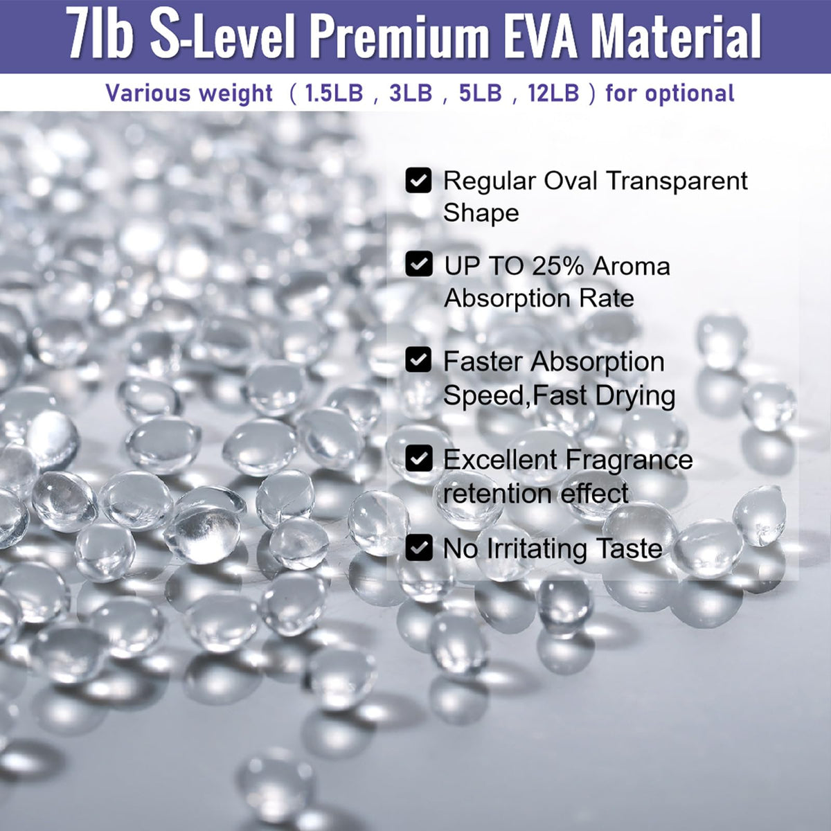 MUBYOK beads in silicone mold ready to set for uniform shaped car freshies