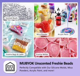 MUBYOK close-up of EVA bead texture demonstrating even oil absorption