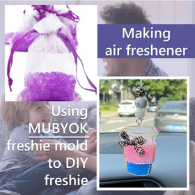 MUBYOK label and ingredients detail showing unscented EVA and quality testing information