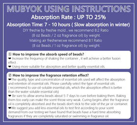 MUBYOK label and material detail showing EVA composition and quality assurance