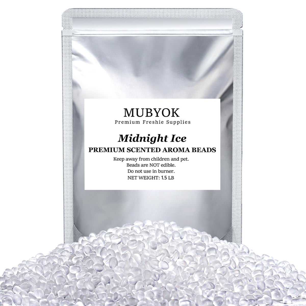 MUBYOK front packaging showing 1.5lb bag and branding for clear identification
