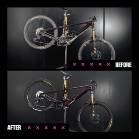 Muc-Off diluted mix in spray bottle ready to use for convenient cleaning