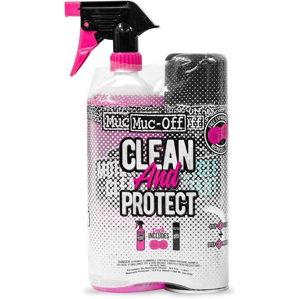 Muc-Off front packaging showing the duo kit for convenient care
