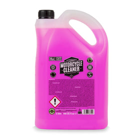 Muc-Off 5L front label showing product name and benefits