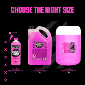 Muc-Off 5L next to tools to show size and workshop suitability