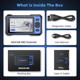 mucar boxed package staged in garage for gift or professional purchase