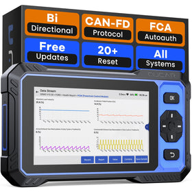 mucar front display showing home screen and fast access, clear diagnostics