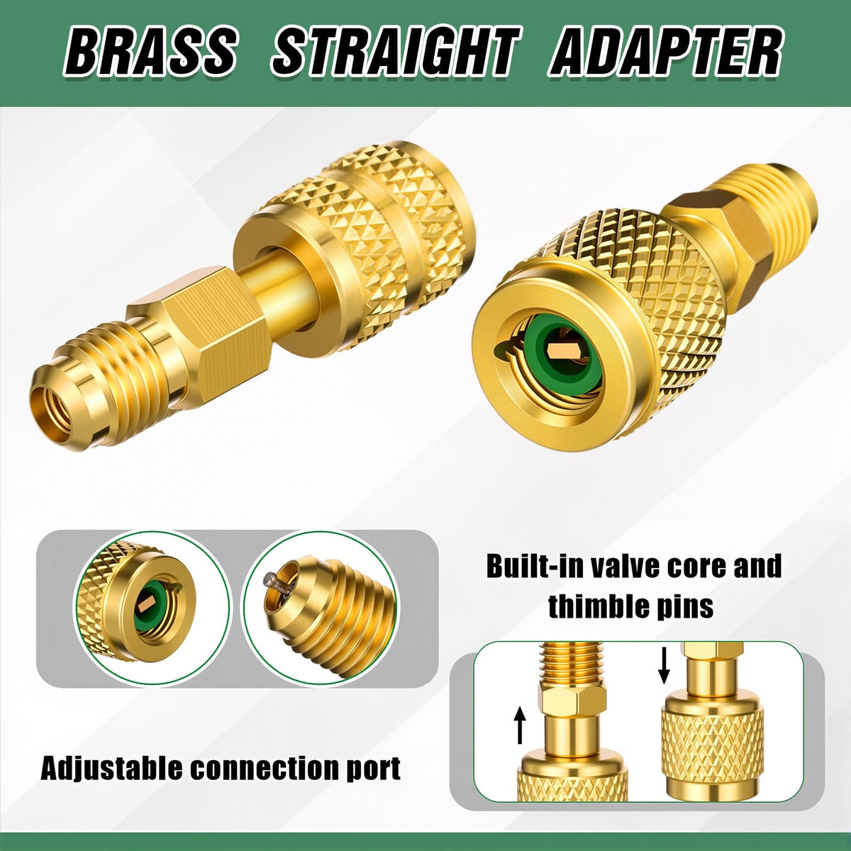 Mudder adapter connected to a mini-split service port demonstrating secure seal