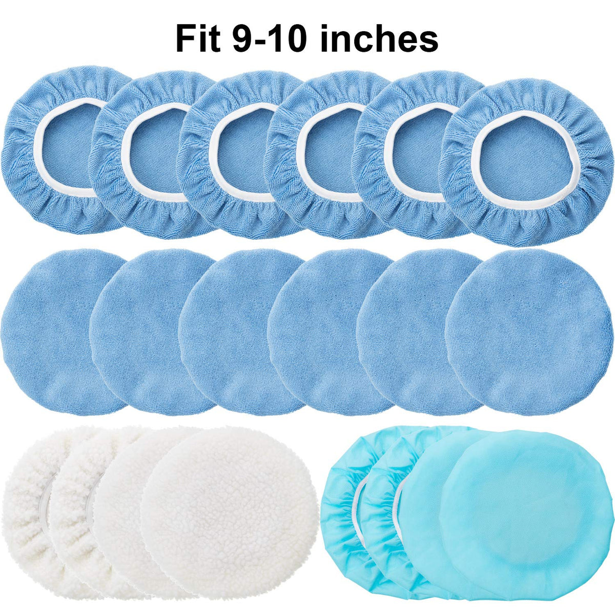 Mudder microfiber bonnet texture close-up for improved polishing results