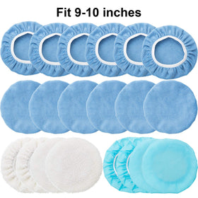 Mudder microfiber bonnet texture close-up for improved polishing results