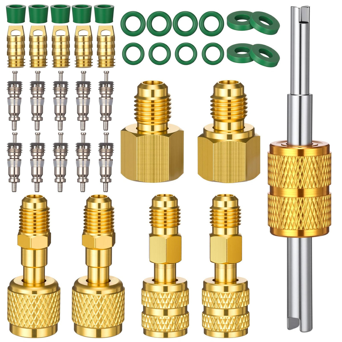 Mudder front packaging showing full adapter kit and quick reference benefits
