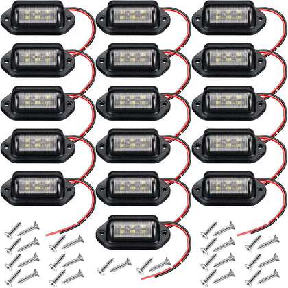 Mudder front view of LED license light showing bright plate illumination benefit