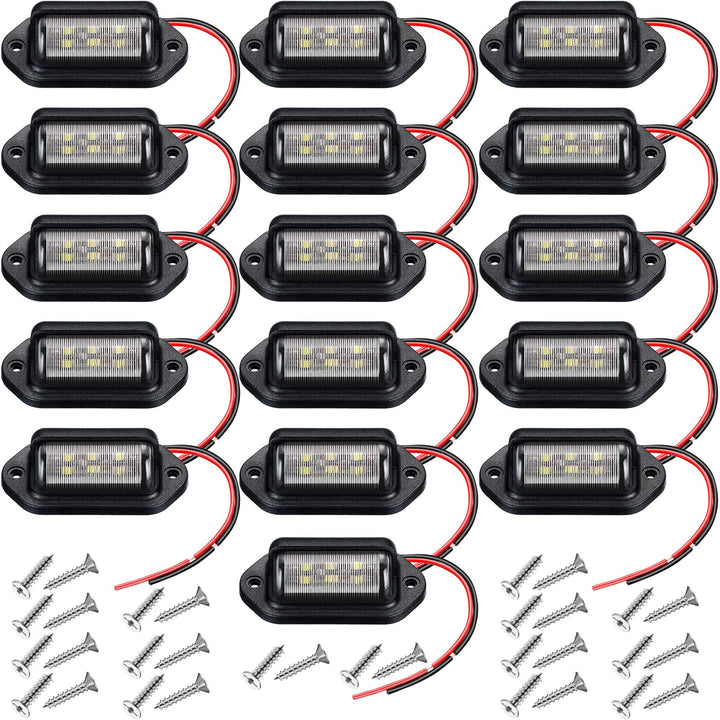 Mudder front view of LED license light showing bright plate illumination benefit