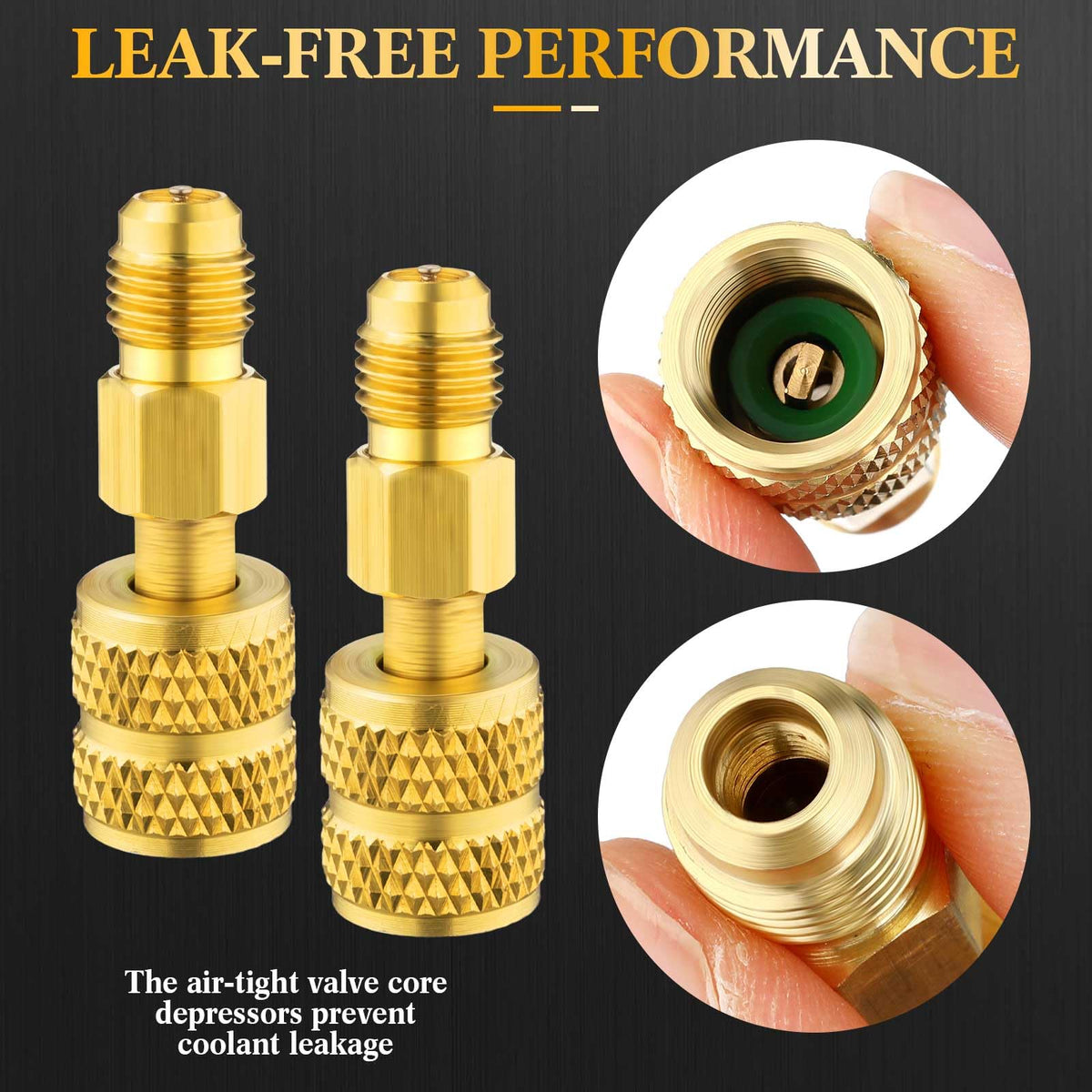 Mudder knurled nut and rubber gasket close-up illustrating secure, anti-leak sealing