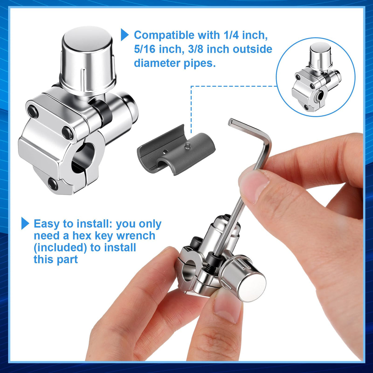 Mudder components beside a ruler showing compact size and scale for easy storage