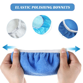 Mudder wax applicator bonnet spreading product evenly for smooth application