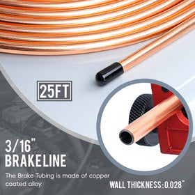 Muelnmey copper-coated tubing close-up showing corrosion resistance