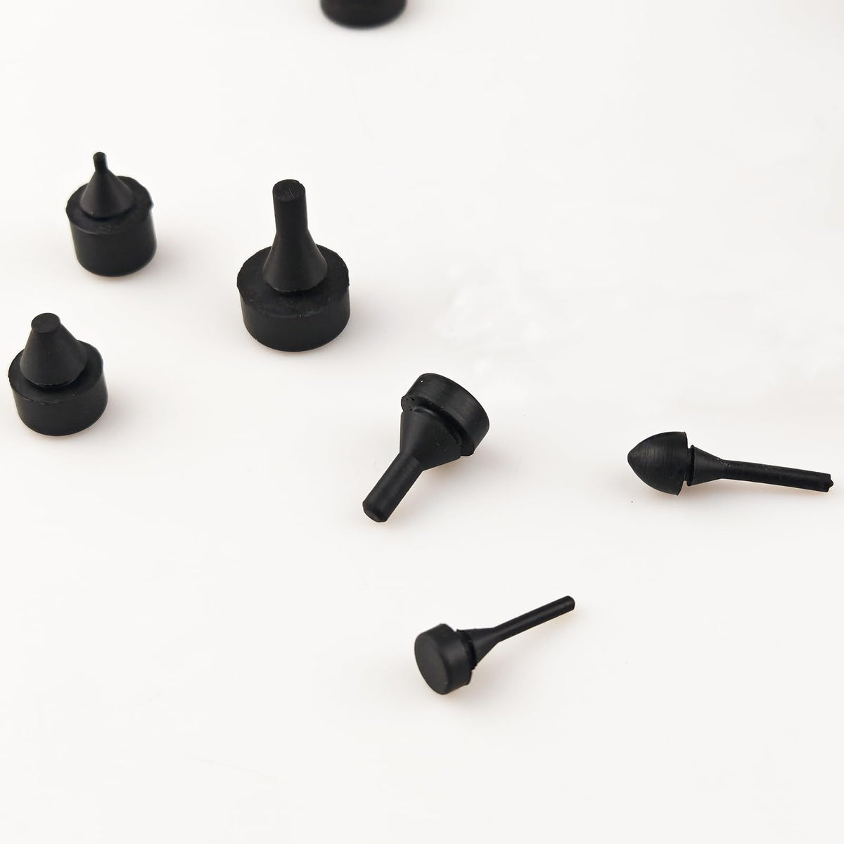 MUFFINMAN small bumpers detail highlighting stem fit and resilient rubber for interior use