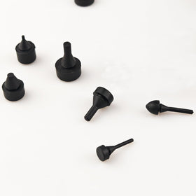 MUFFINMAN small bumpers detail highlighting stem fit and resilient rubber for interior use