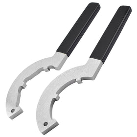 MUGLFPT front view of two T114W wrenches showing shape and finish for accurate adjustments