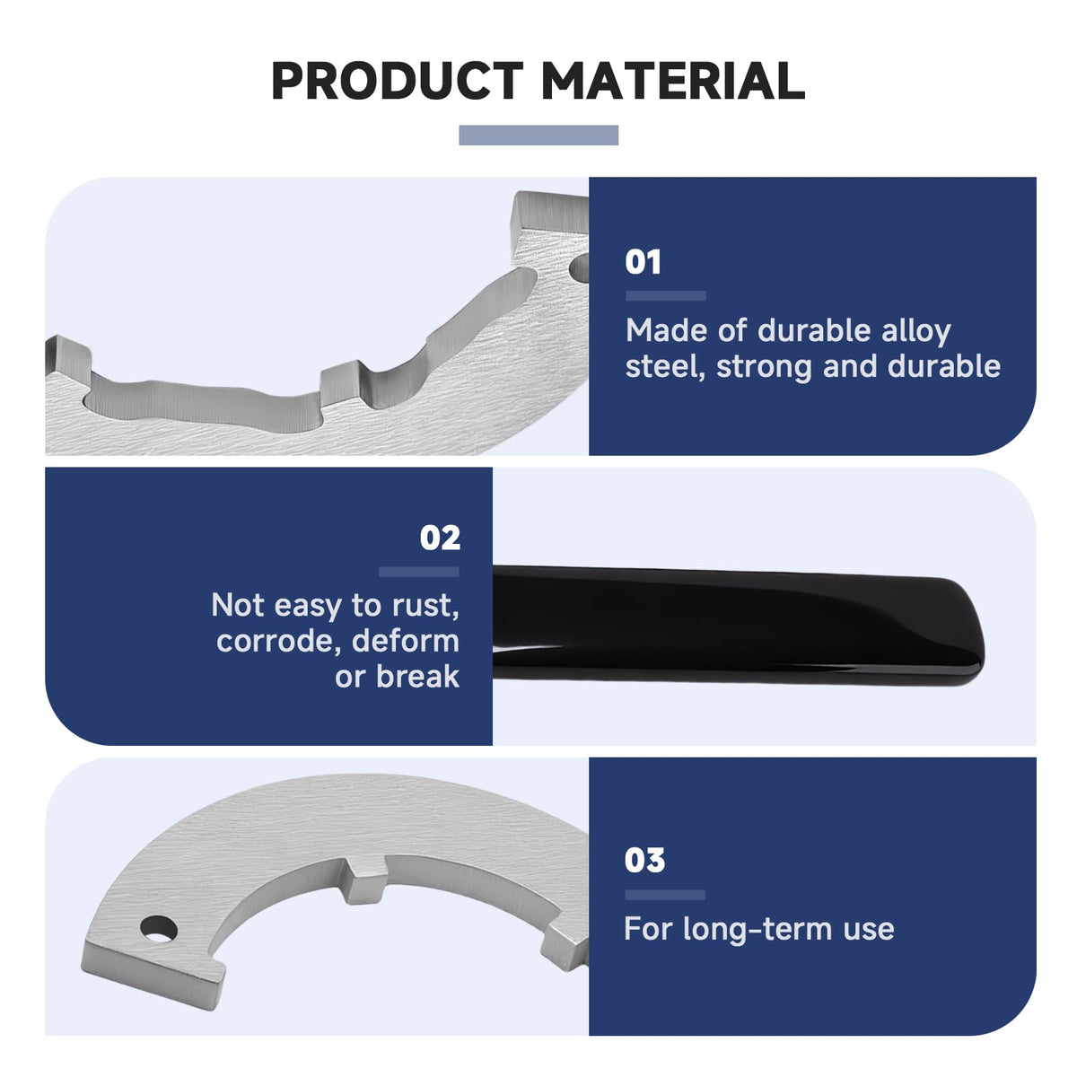 MUGLFPT wrenches beside ruler showing size and scale for tool selection clarity