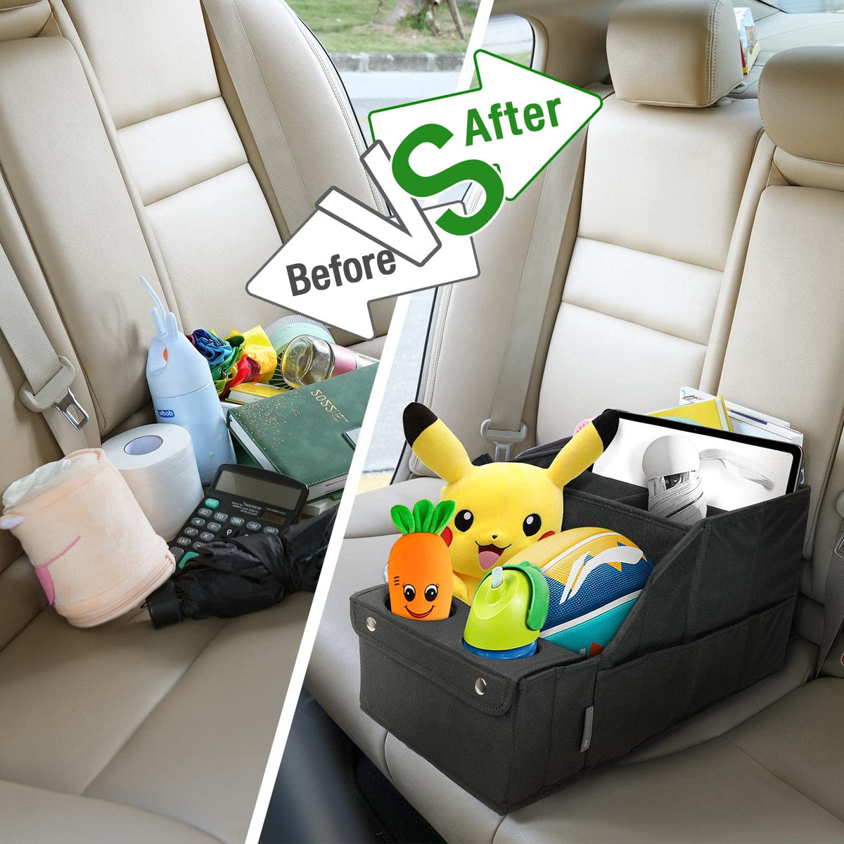MULISOFT oversized side pockets storing bulky items for convenience