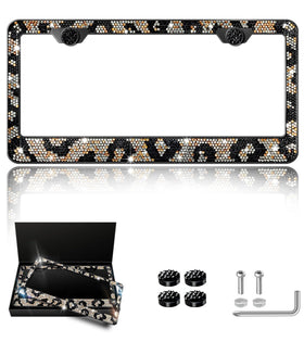 Mulixis front packaging frame shows stylish leopard bling and polished finish