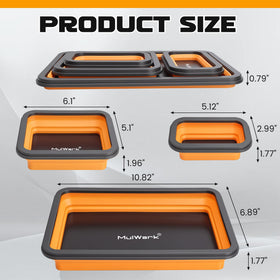 mulwark close-up of silicone tray texture and embedded magnet for durability