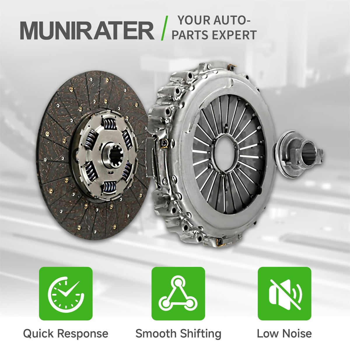 munirater clutch fork close-up highlighting durable iron construction and reliability