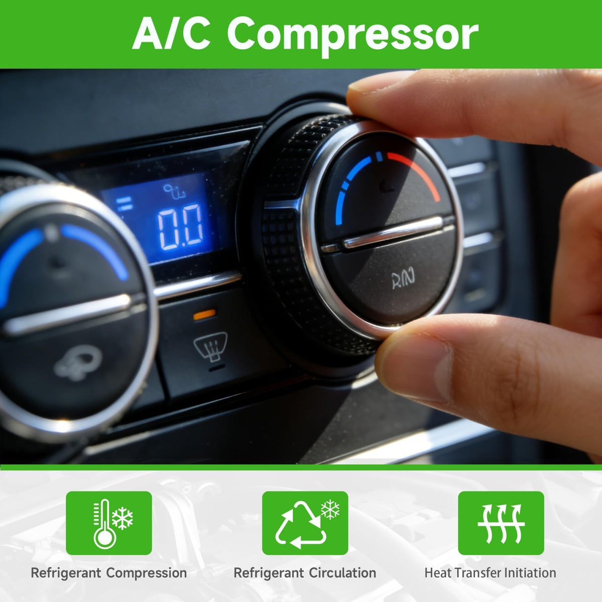 munirater compressor beside ruler showing compact size and scale